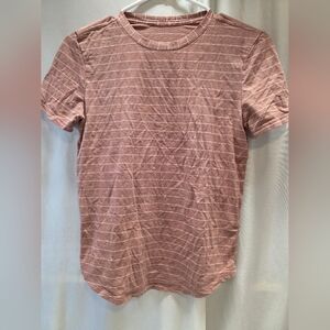 lululemon athletica Pink Striped Top